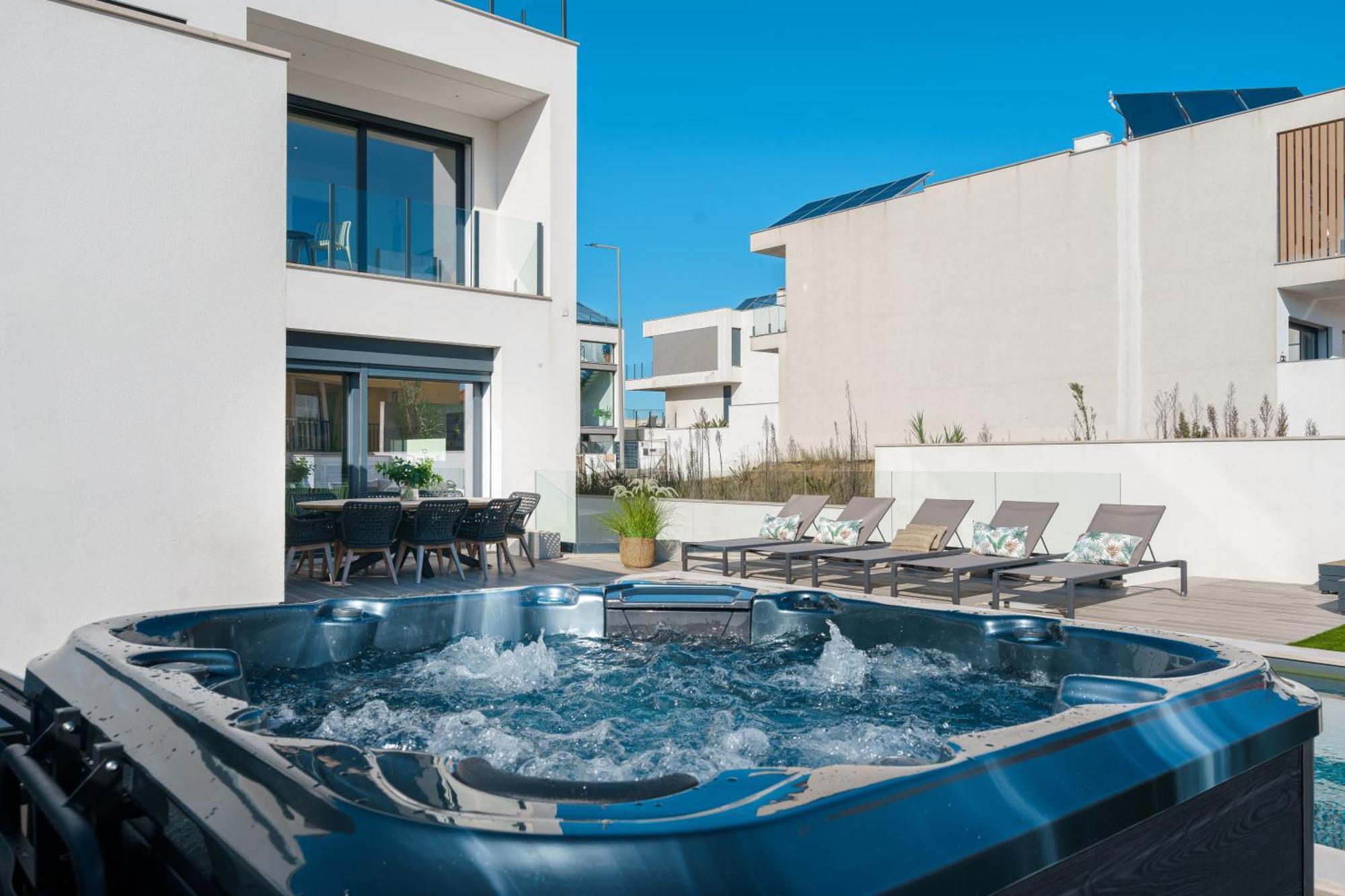 Paradise Villa, Luxury Villa Near The Beach Ribamar  Eksteriør bilde