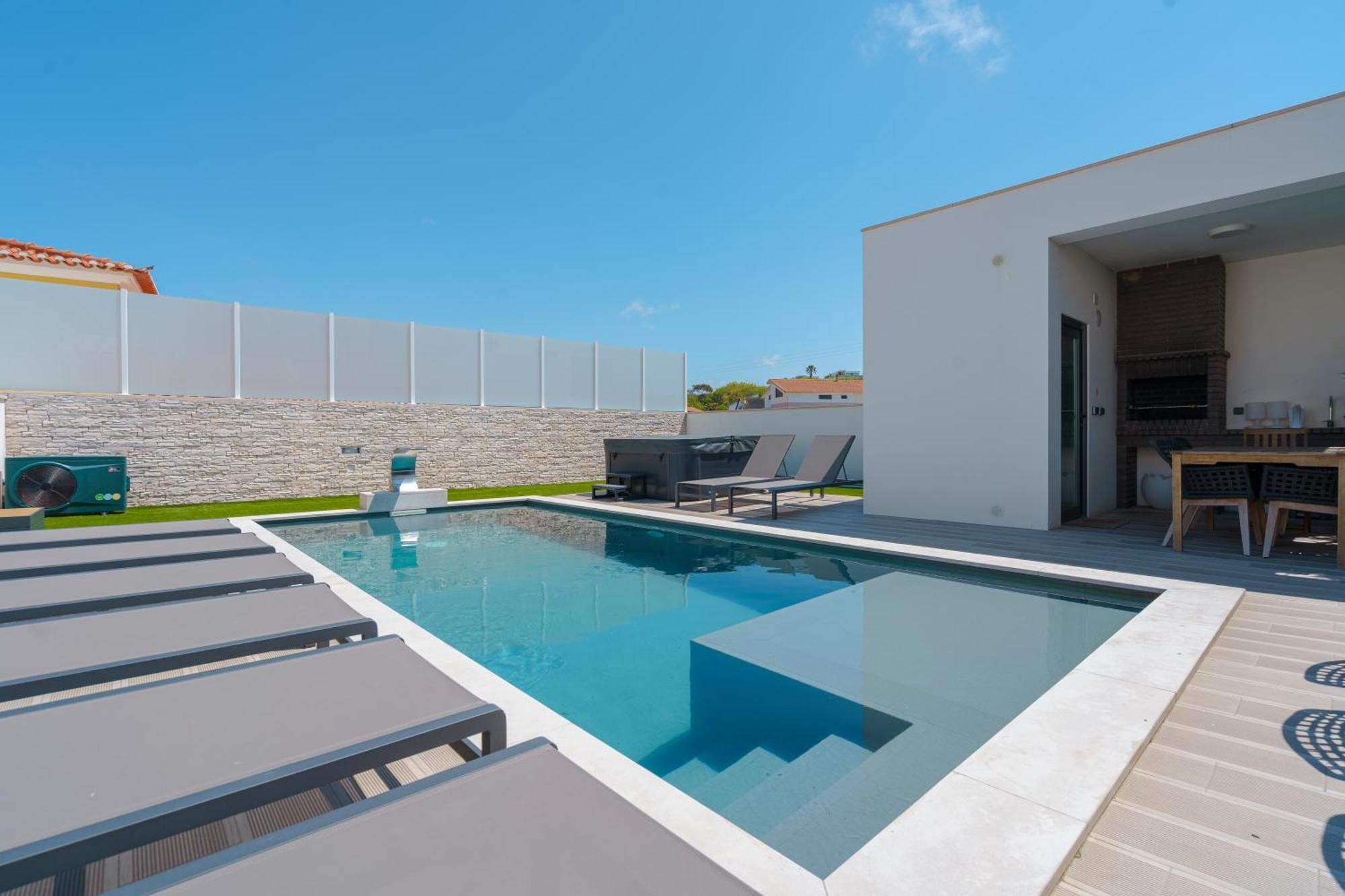 Paradise Villa, Luxury Villa Near The Beach Ribamar  Eksteriør bilde